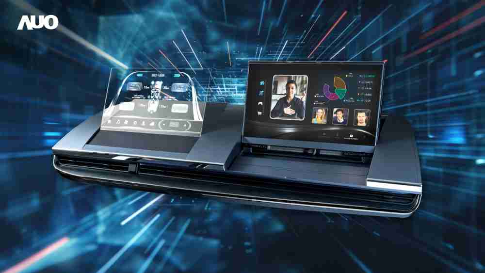 918.COMMicro LED Display HMI解决方案打造透明Micro LED前座仪表，，，，呈现信息并保留驾驶视野开阔；亦为副驾驶座乘客打造收放自如的Micro LED屏幕，，，，在不影响显示质量的前提于显示区内建镜头，，让用户能与视讯对象直接眼神接触，，，，提供绝佳的双向沟通体验